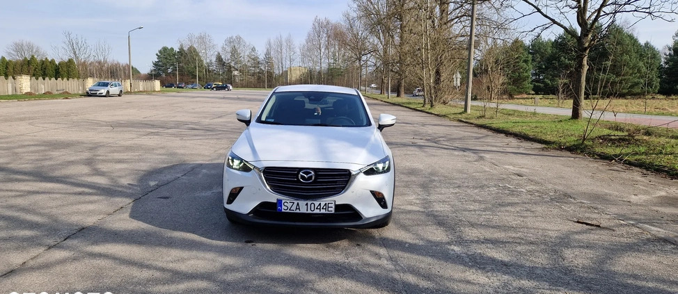 Mazda CX-3 cena 82000 przebieg: 77200, rok produkcji 2018 z Zawiercie małe 29